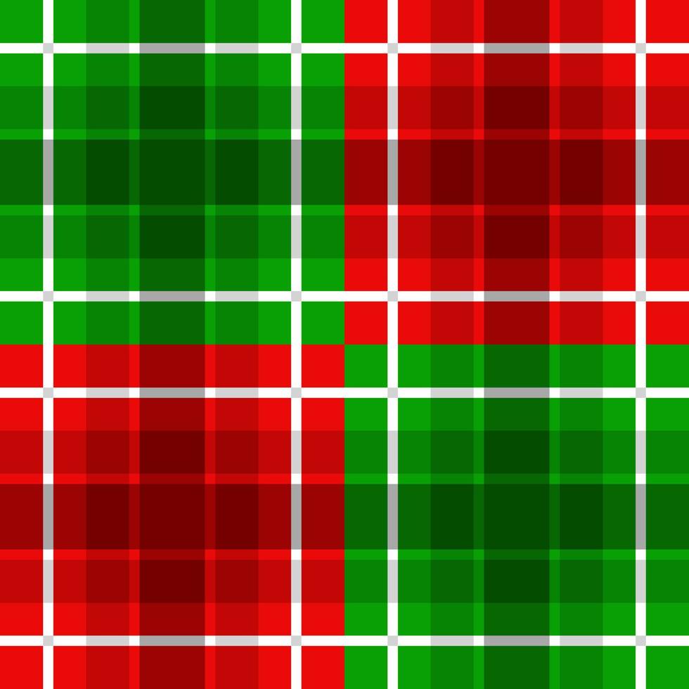 tartan arrière plan motif vert rouge sans soudure vecteur