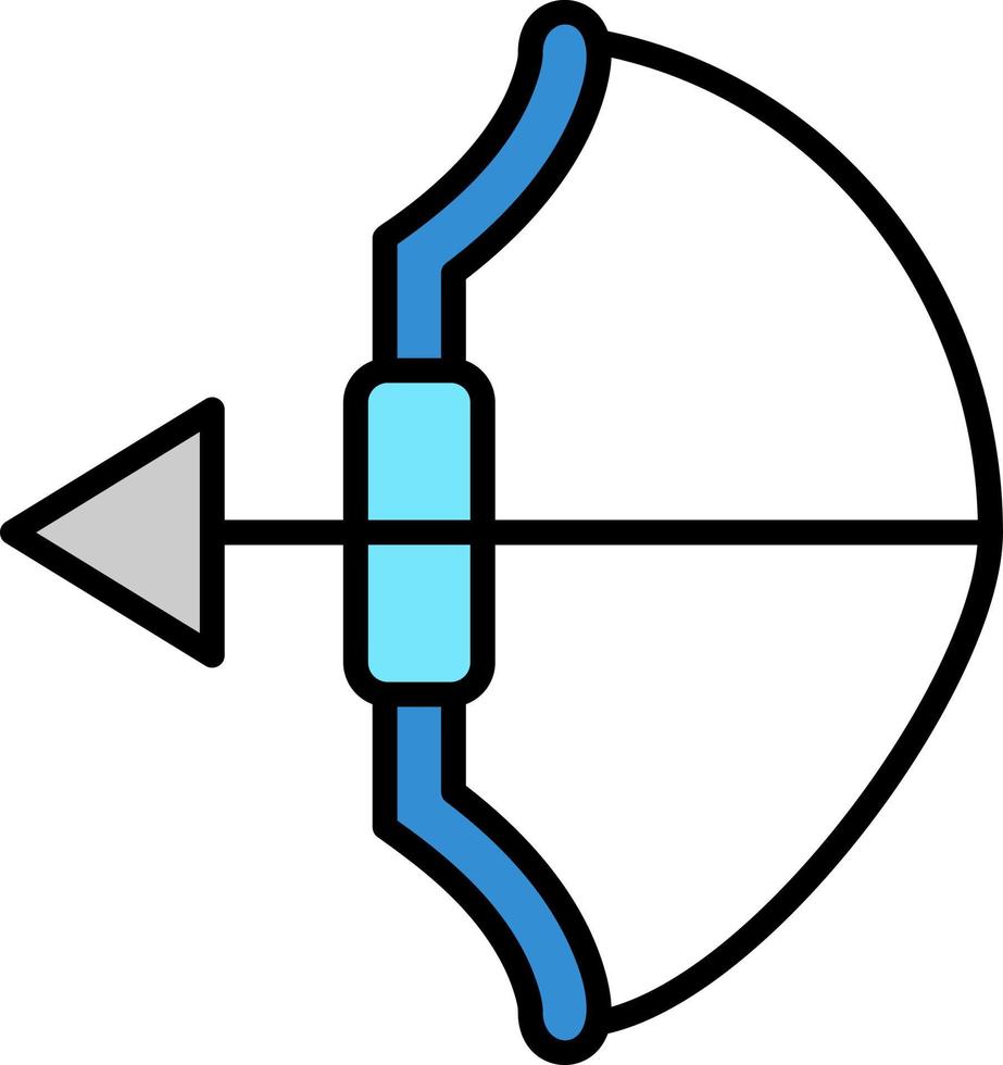 conception d'icône vectorielle archer vecteur