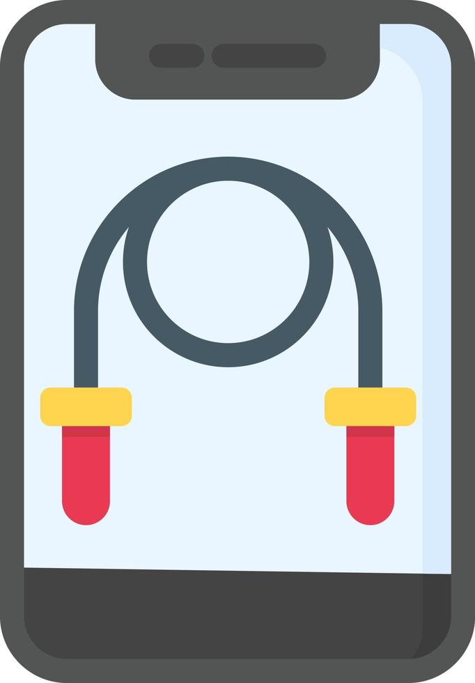 conception d'icône de vecteur de corde à sauter
