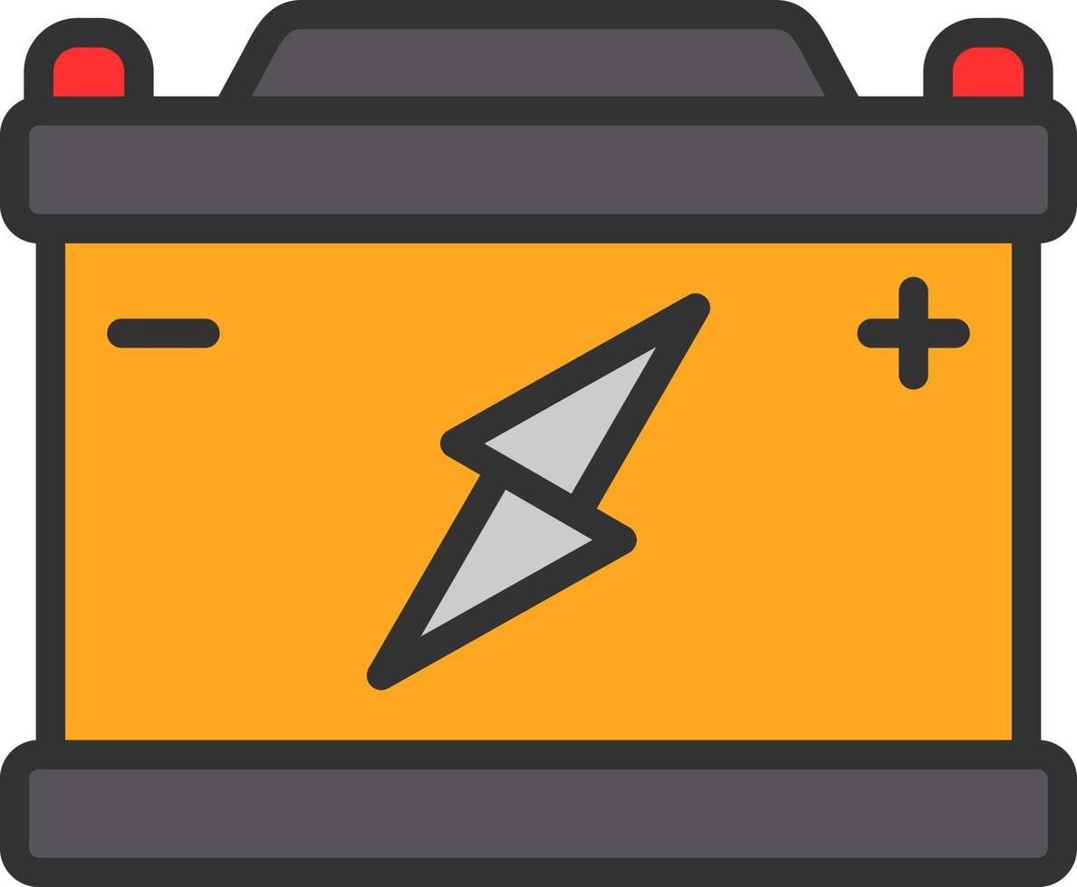 conception d'icône de vecteur de batterie