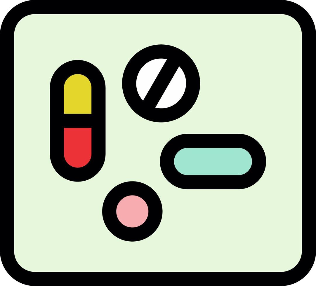 conception d'icônes vectorielles de pilules et de comprimés vecteur