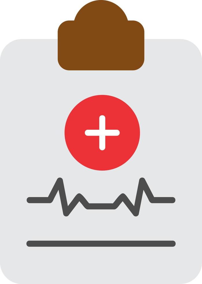 conception d'icône de vecteur de rapport médical