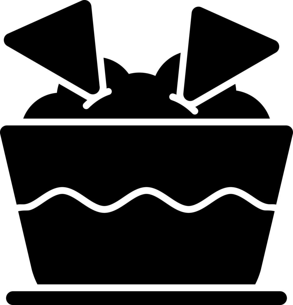 conception d'icône de vecteur de guacamole