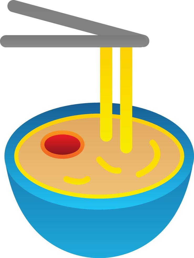 conception d'icône vectorielle bibimbap vecteur