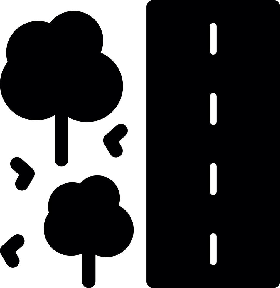 conception d'icônes vectorielles en bordure de route vecteur