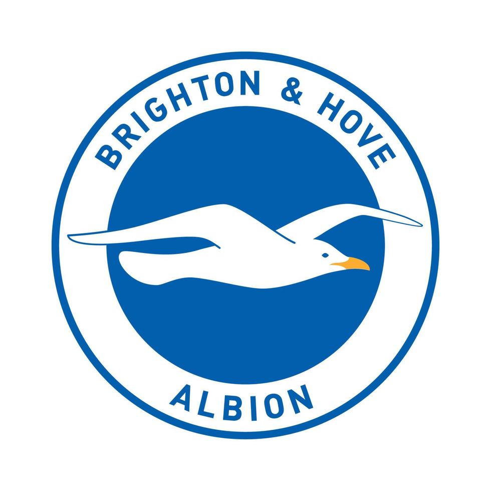 logo de brighton et hove albion sur fond transparent vecteur