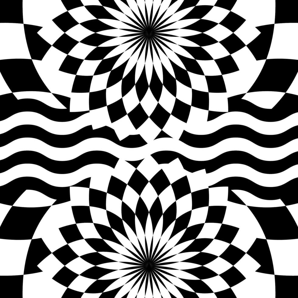 fond de kaléidoscope géométrique. motif vectoriel graphique abstrait.