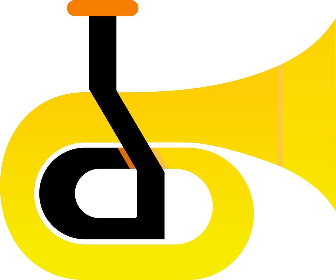 conception d'icône de vecteur de tuba