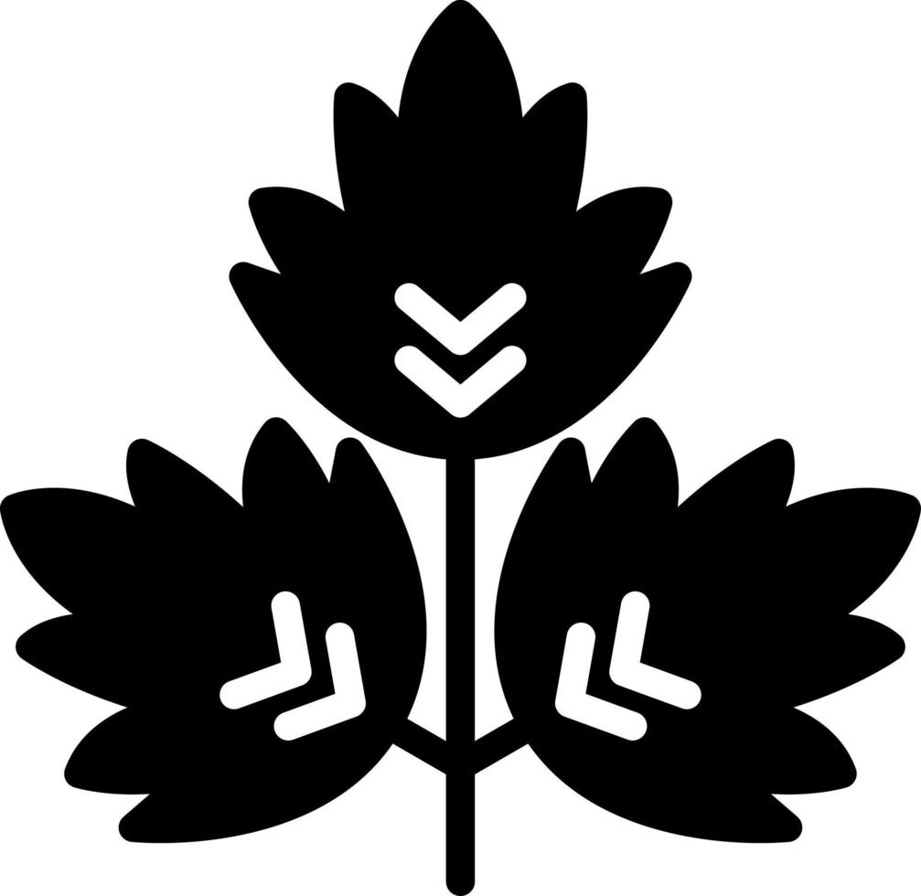 conception d'icône de vecteur de persil