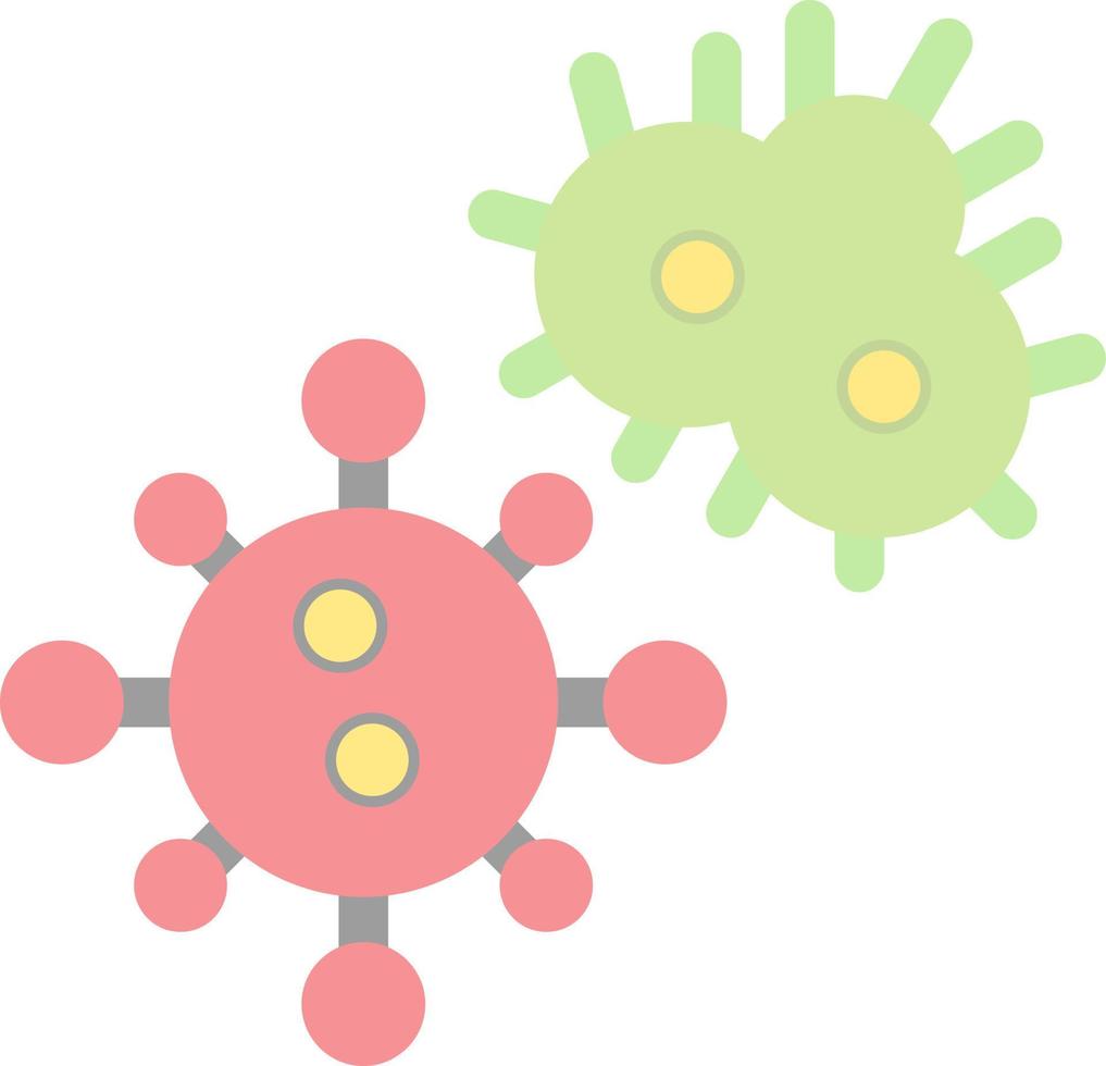 conception d'icône de vecteur de micro-organismes