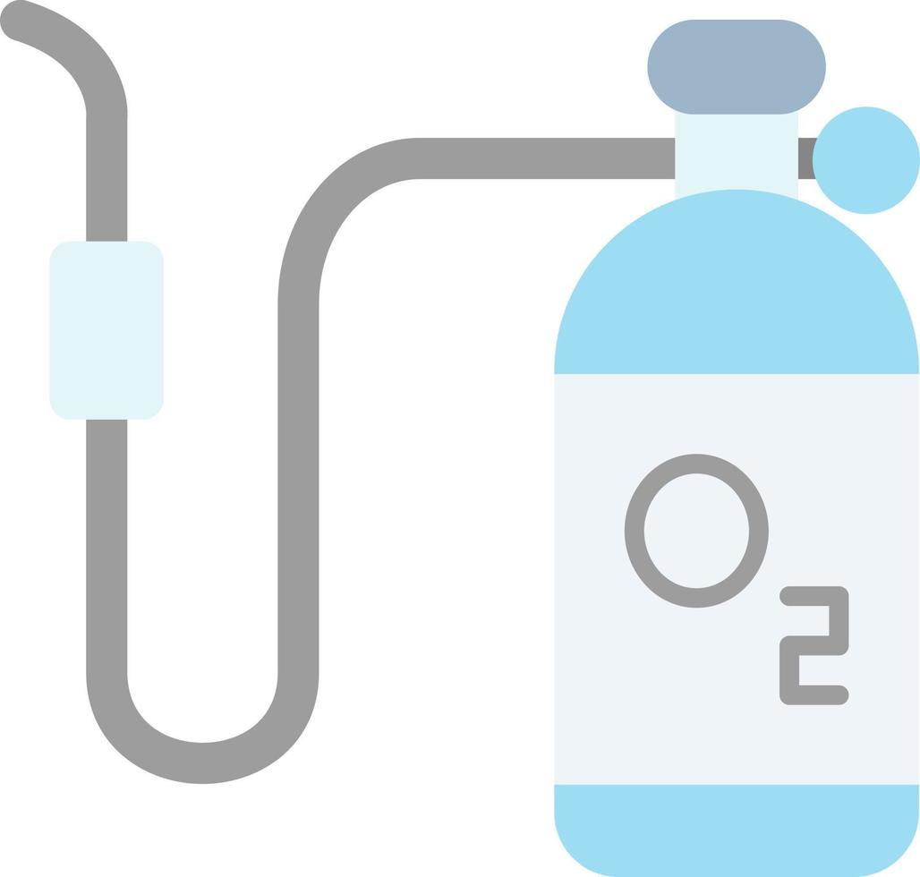 conception d'icône de vecteur de réservoir d'oxygène