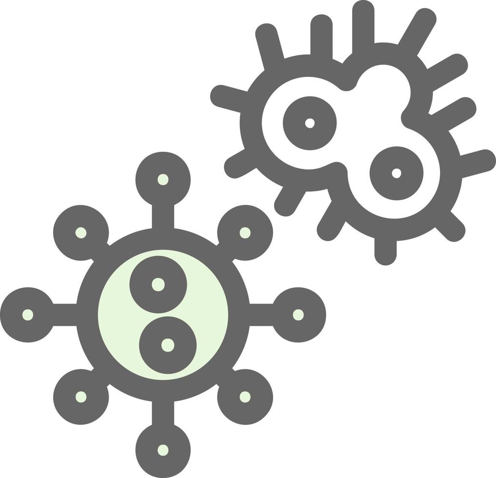 conception d'icône de vecteur de micro-organismes