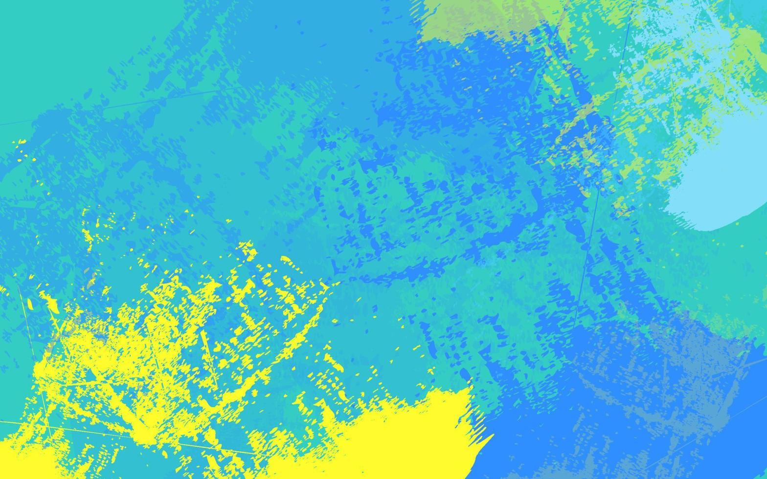 abstract grunge texture vecteur de fond de couleur bleu et jaune