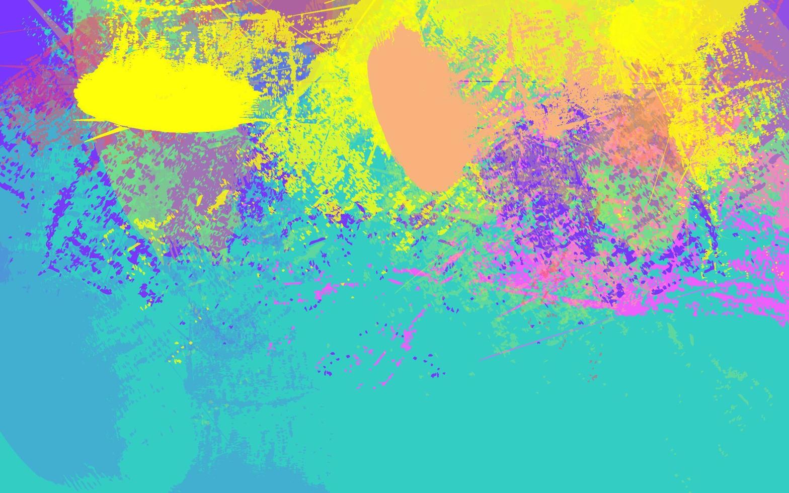 illustration de couleur arc-en-ciel de texture grunge abstraite vecteur