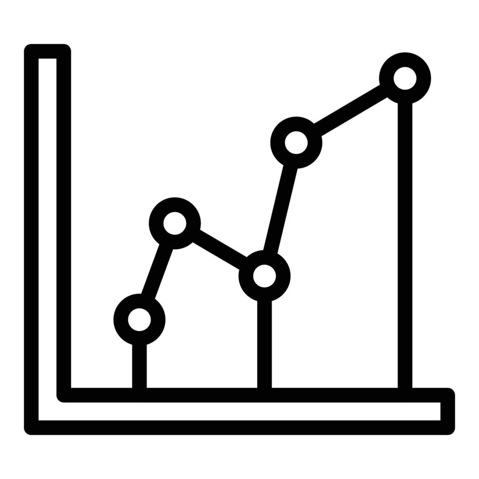 icône bitcoin de démarrage, style de contour vecteur