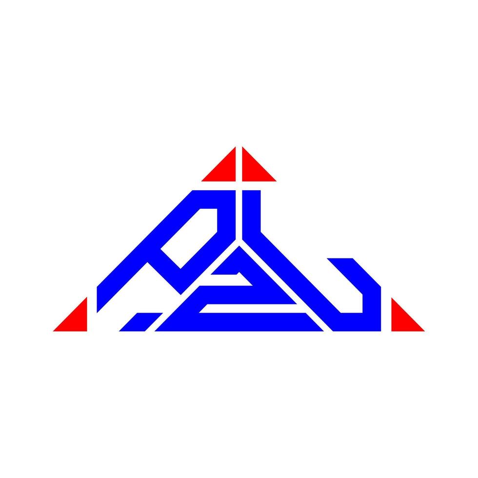 création de logo de lettre pzl avec graphique vectoriel, logo pzl simple et moderne. vecteur