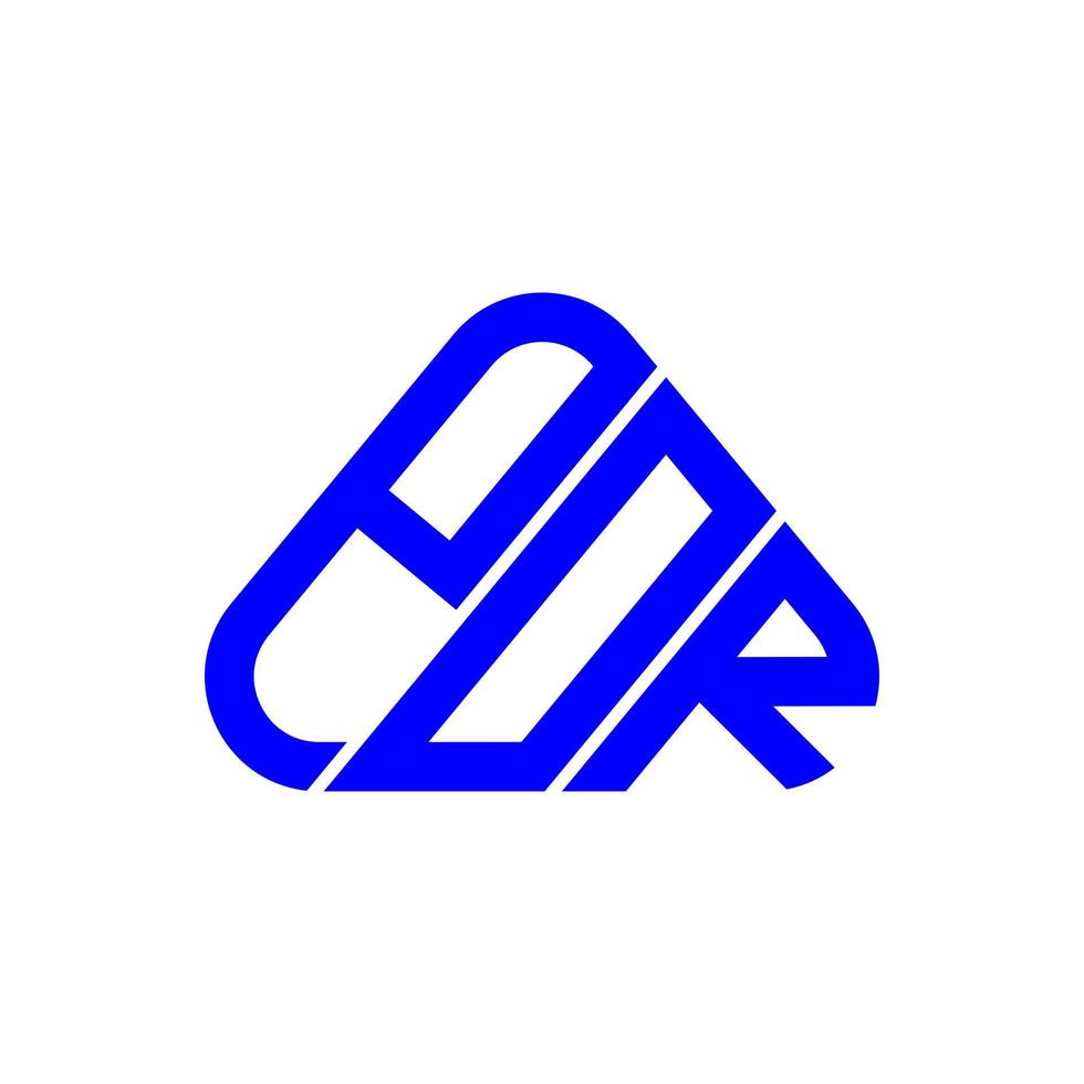 conception créative de logo de lettre por avec graphique vectoriel, logo por simple et moderne. vecteur