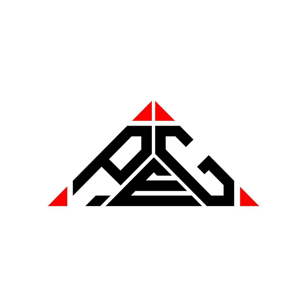 conception créative de logo de lettre de cheville avec graphique vectoriel, logo de cheville simple et moderne. vecteur
