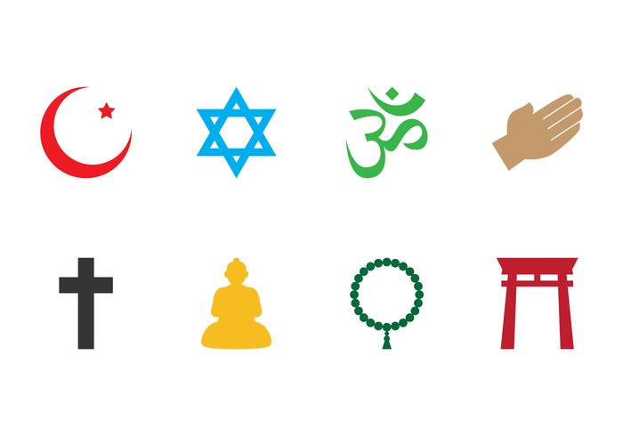 Symbole de religion vecteur