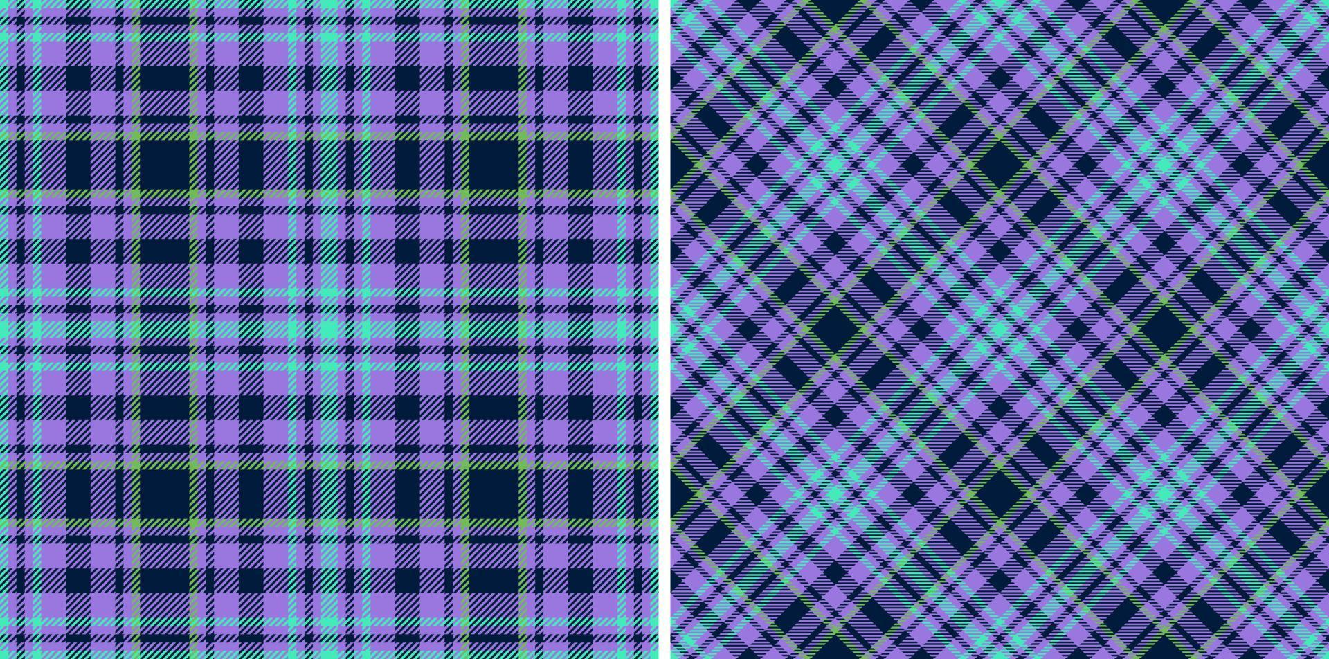 vérifier le plaid de fond. tissu sans couture de modèle. texture tartan vecteur textile.