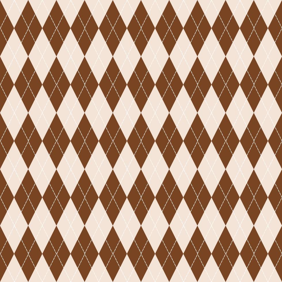 motif géométrique sans couture avec argyle vecteur