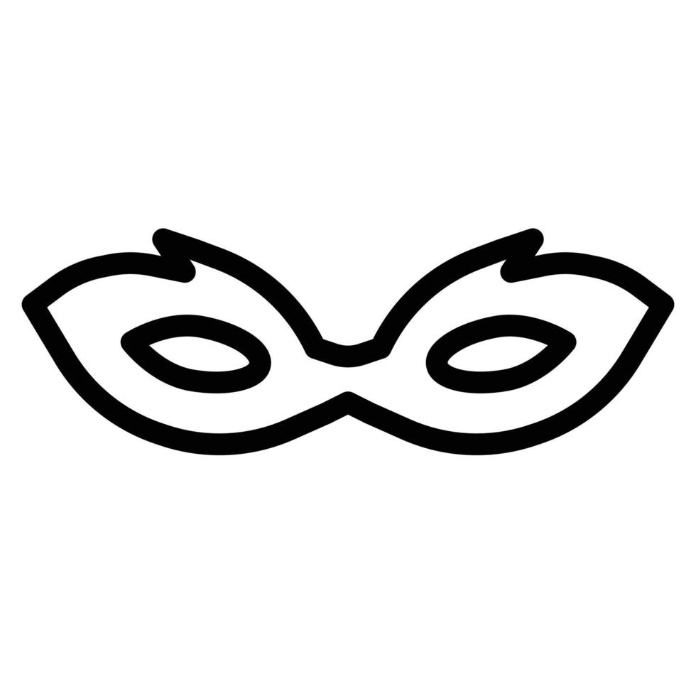 icône de masque pour les yeux. symbole d'élément simple pour la conception de modèles. peut être utilisé pour le site Web et l'application mobile. vecteur. vecteur