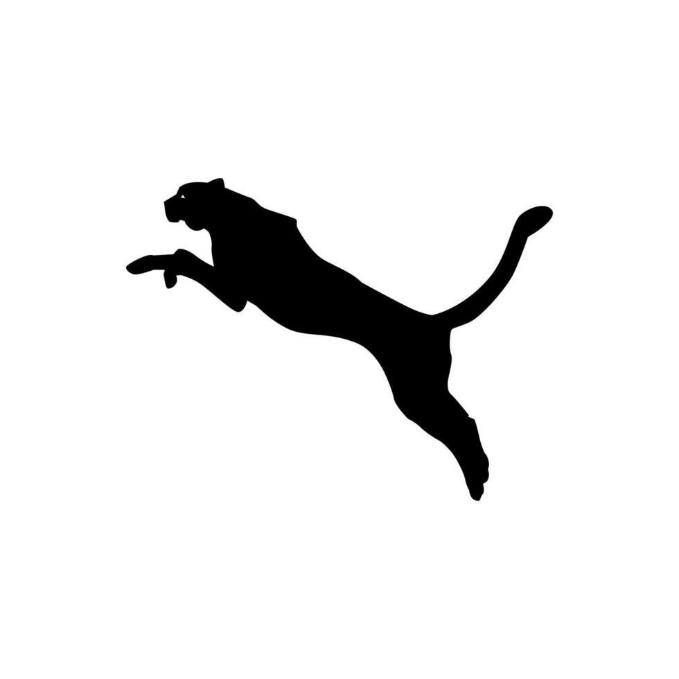 conception de vecteur de silhouette de lynx roux