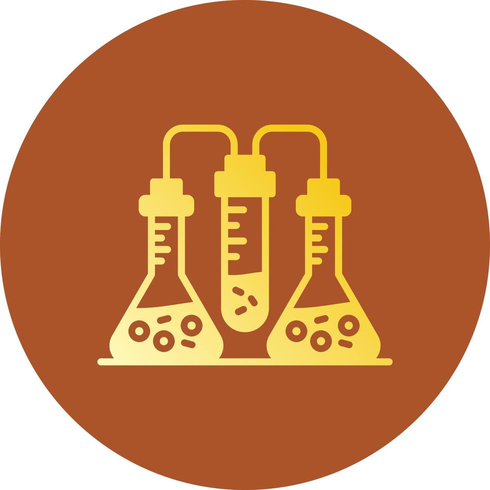 conception d'icône créative de chimie vecteur