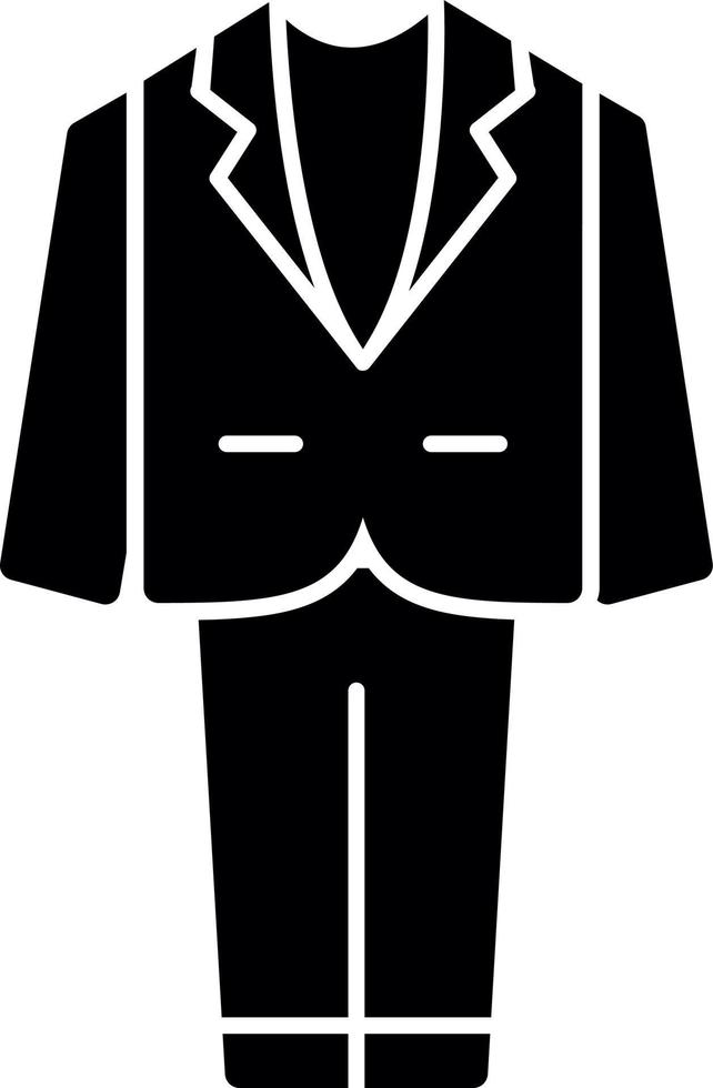 conception d'icône de vecteur de costume d'hommes de mariage