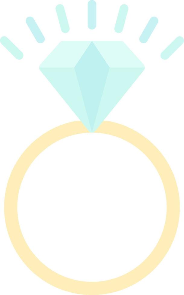 conception d'icône de vecteur de bague de mariage