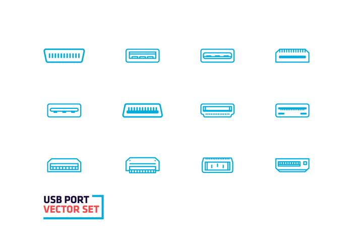 Vecteur de port Usb gratuit