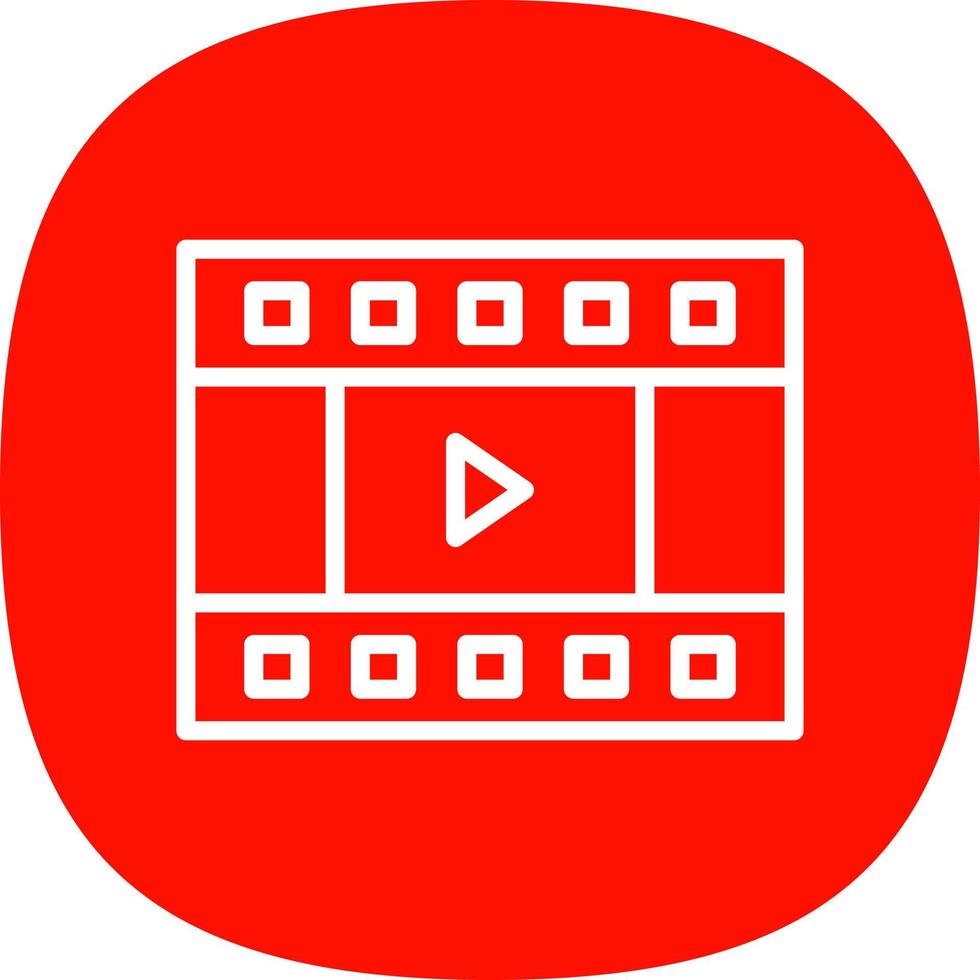 conception d'icônes vectorielles de l'éditeur vidéo vecteur