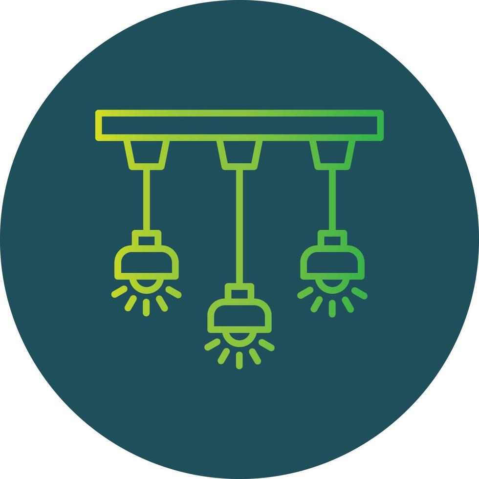 conception d'icône créative plafonnier vecteur