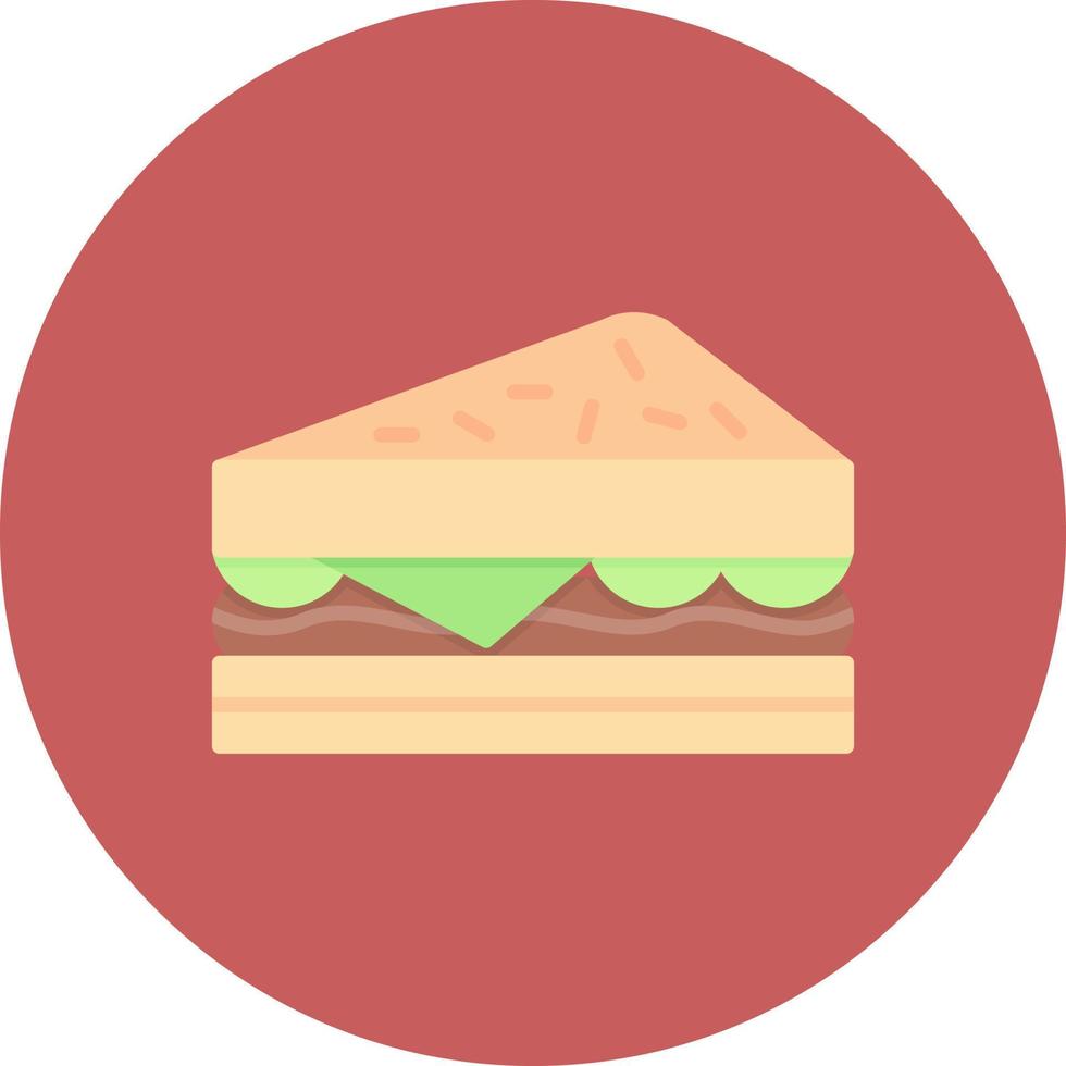 conception d'icône créative sandwich vecteur