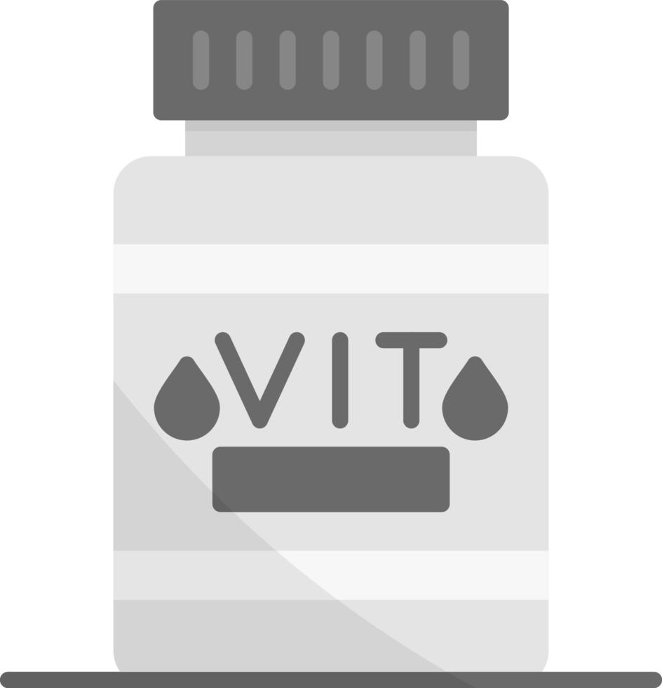 conception d'icônes créatives de vitamines vecteur