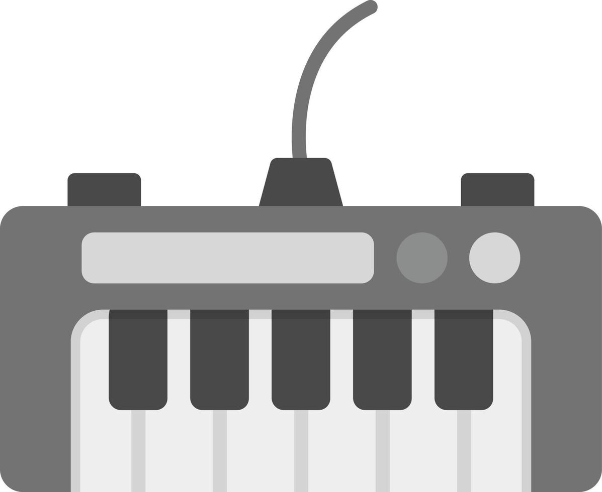 conception d'icône créative de clavier de piano vecteur