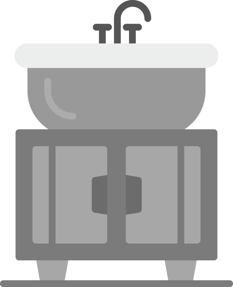 conception d'icône créative de lavabo vecteur