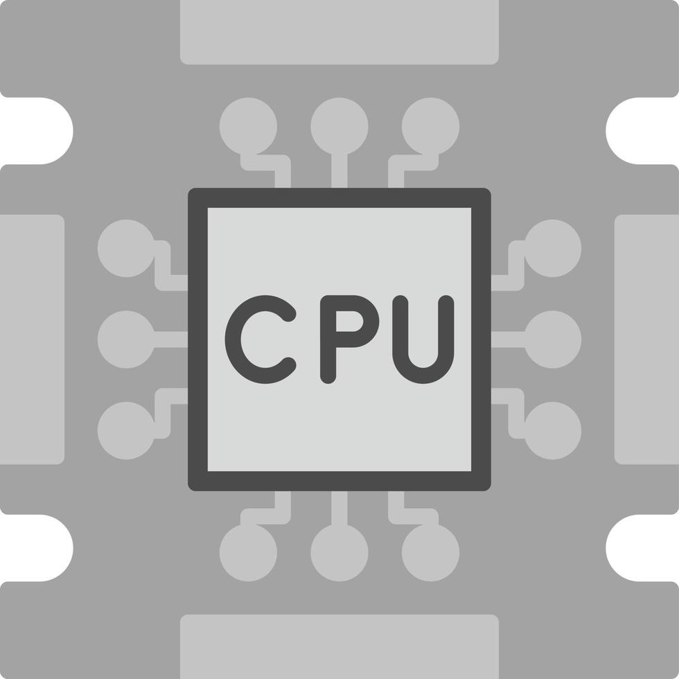 conception d'icône créative de processeur vecteur
