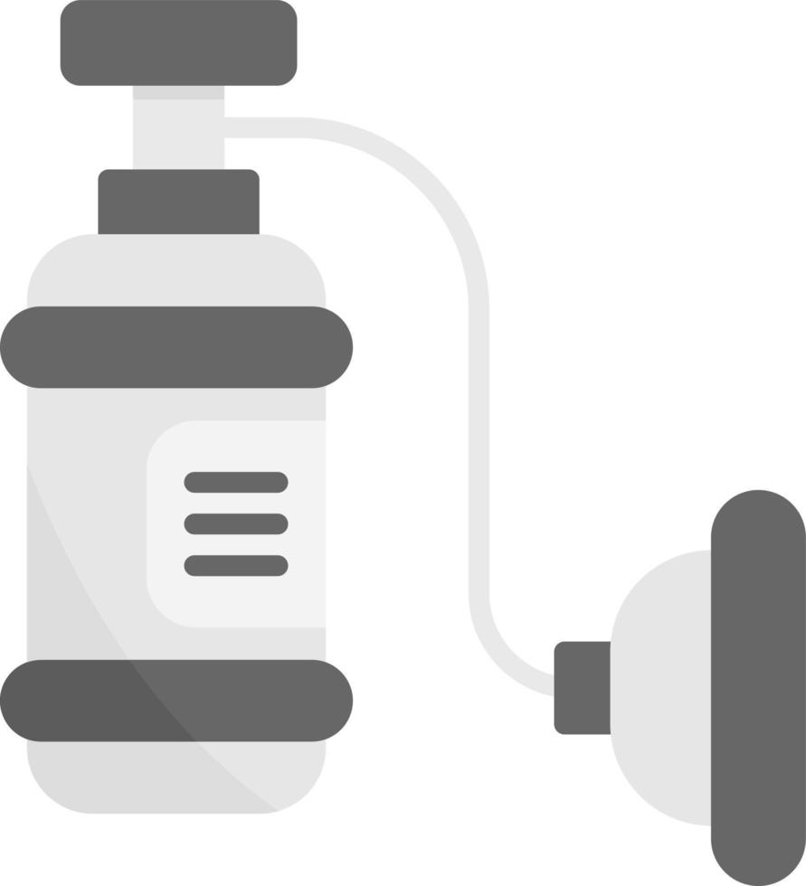 conception d'icône créative de réservoir d'oxygène vecteur