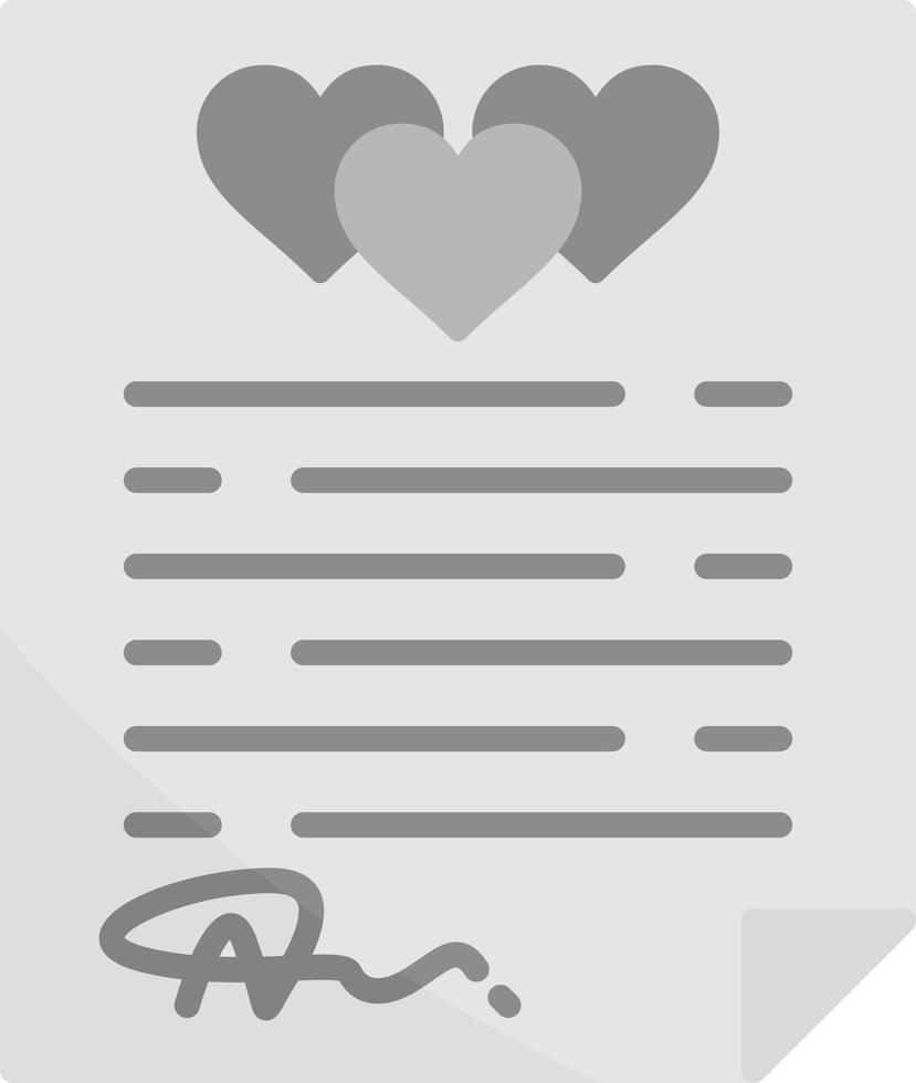 conception d'icône créative de contrat de mariage vecteur