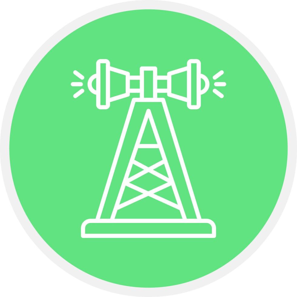 conception d'icône créative d'antenne vecteur