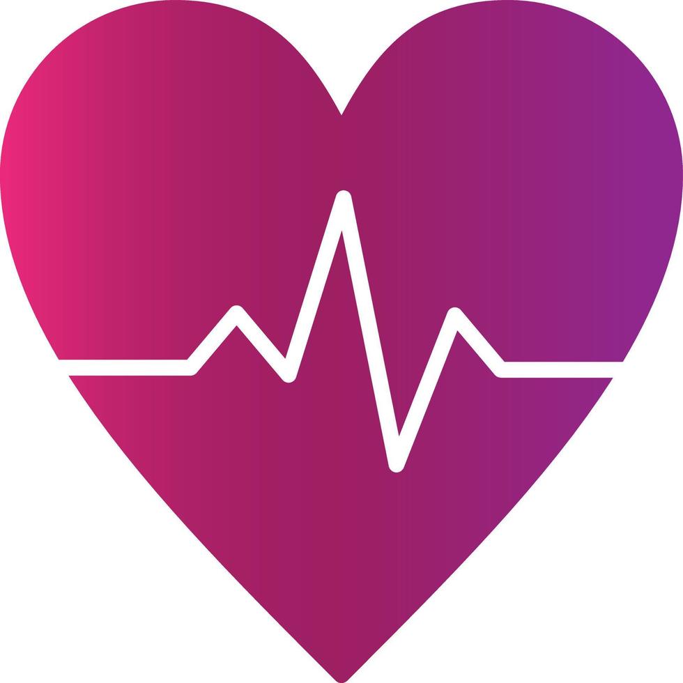 conception d'icône créative de fréquence cardiaque vecteur