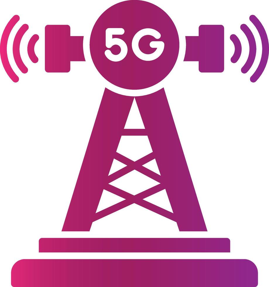 conception d'icône créative d'antenne vecteur