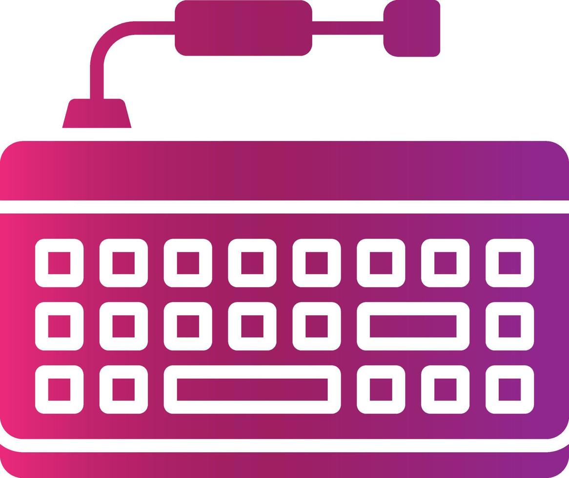 conception d'icône créative clavier vecteur