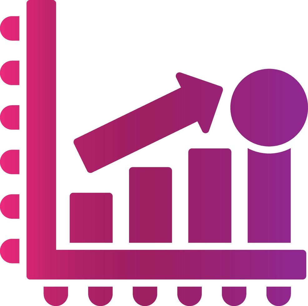 conception d'icône créative de profit vecteur