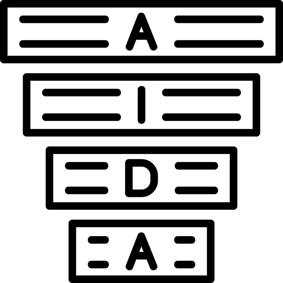 conception d'icône vectorielle aida vecteur