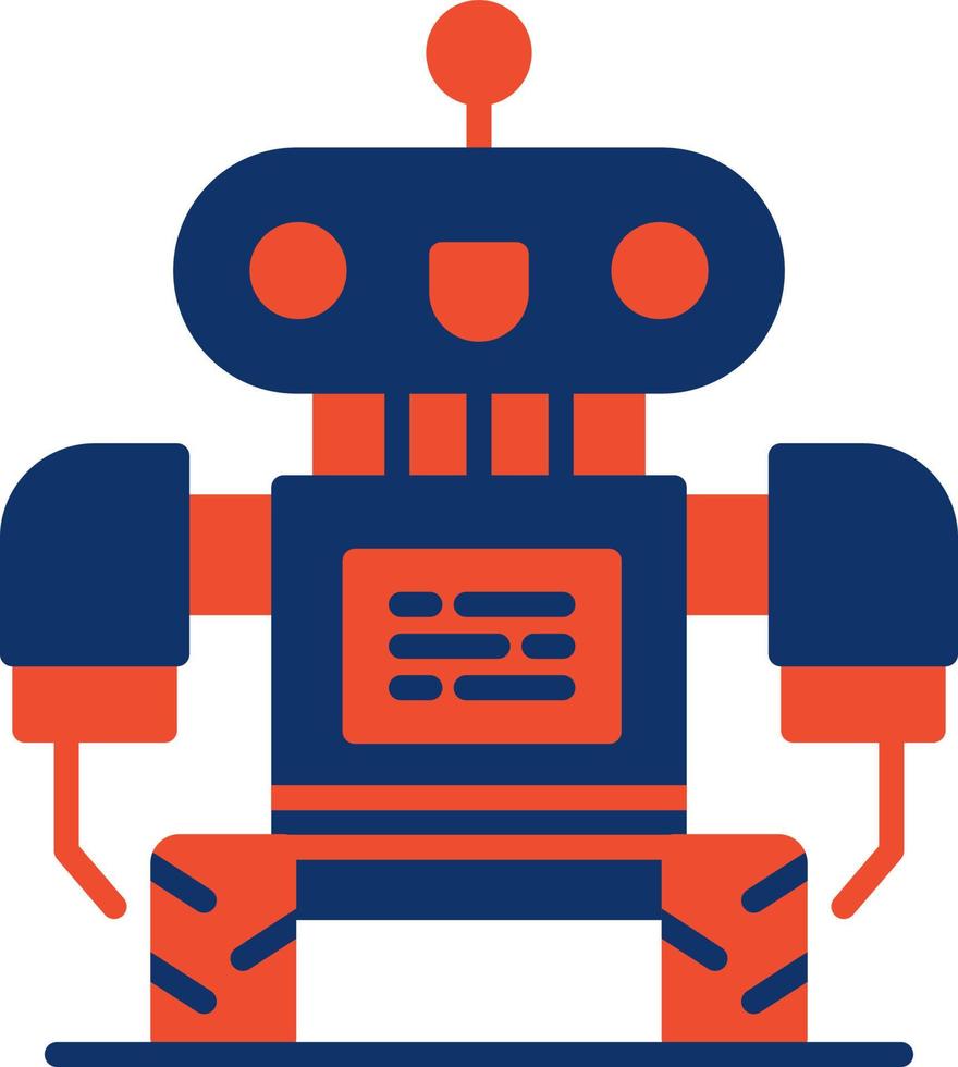 conception d'icône créative de robot vecteur