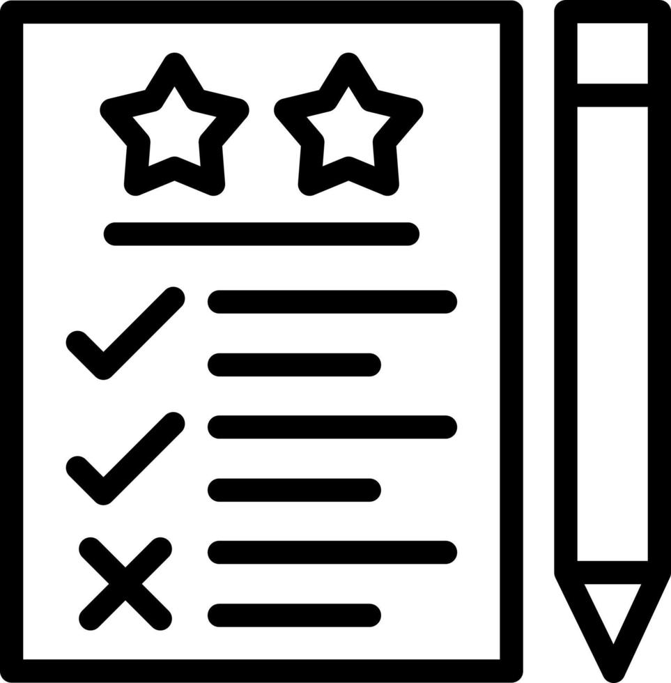 conception d'icône de vecteur d'évaluation