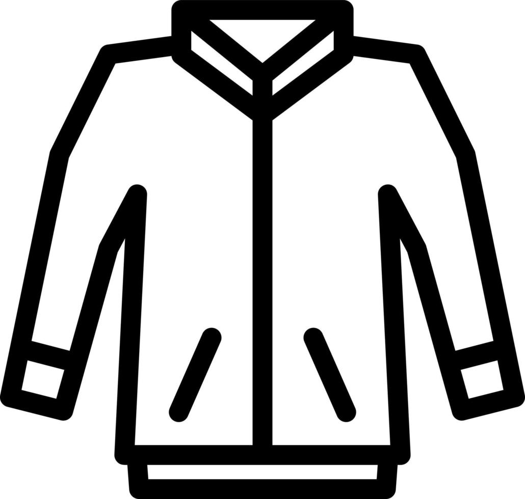 conception d'icône de vecteur de veste