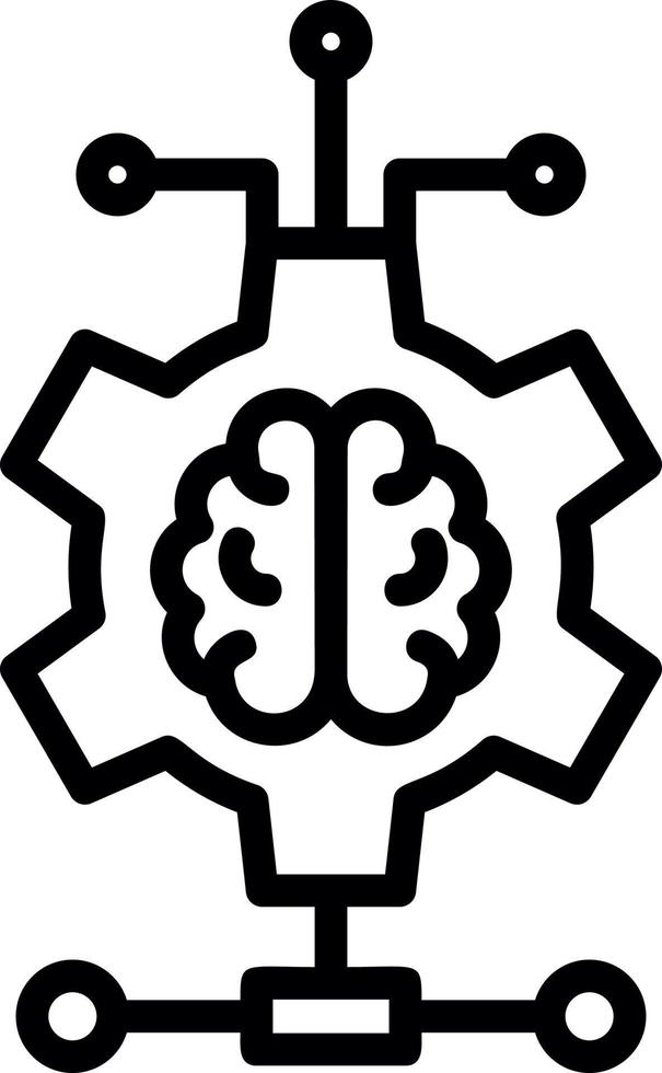 conception d'icônes vectorielles d'apprentissage en profondeur vecteur